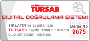 TÜRSAB Dijital Doğrulama Sistemi Belgesi